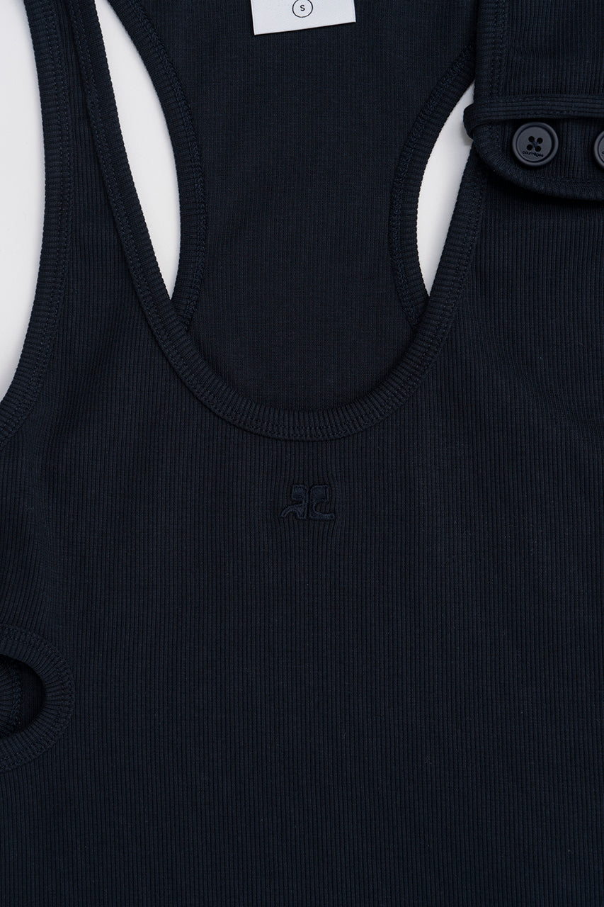 Double Buckle 90s Rib Dress - SALE
