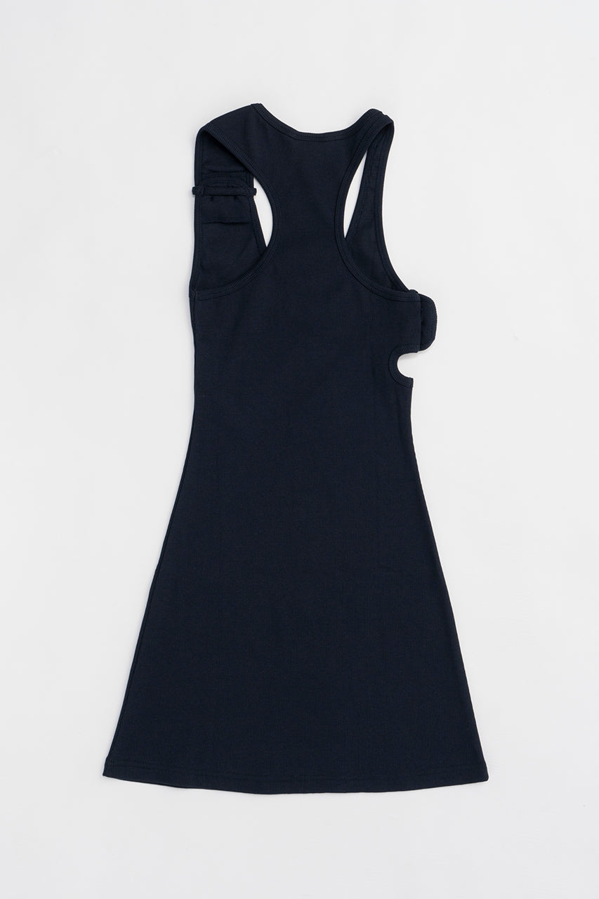 Double Buckle 90s Rib Dress - SALE
