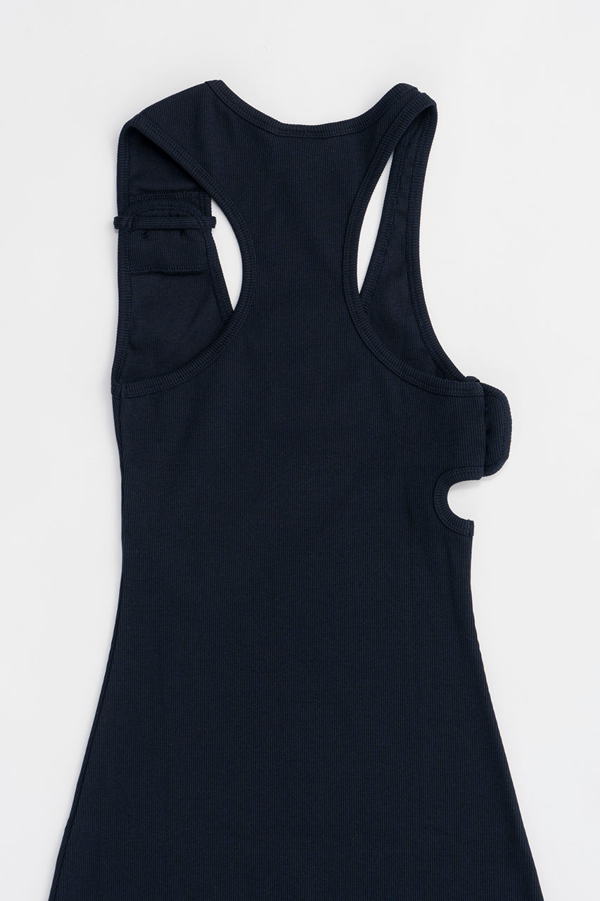 Double Buckle 90s Rib Dress - SALE