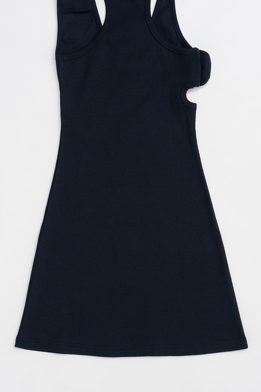 Double Buckle 90s Rib Dress - SALE