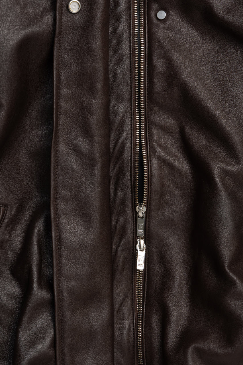 SHEEP Leather High Neck Blouson - 2025 AUTUMN