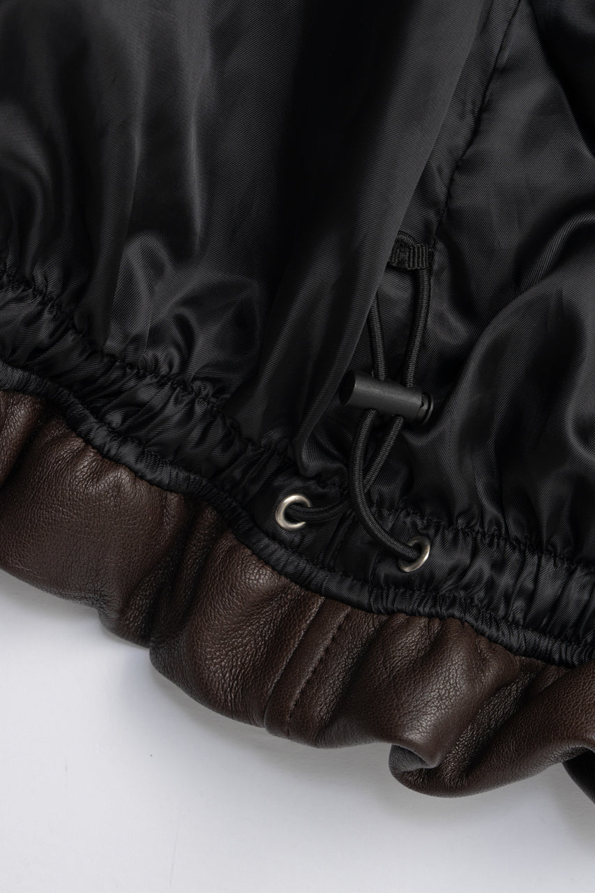 SHEEP Leather High Neck Blouson - 2025 AUTUMN