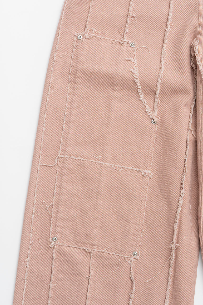 Raw Edge Panel Pants