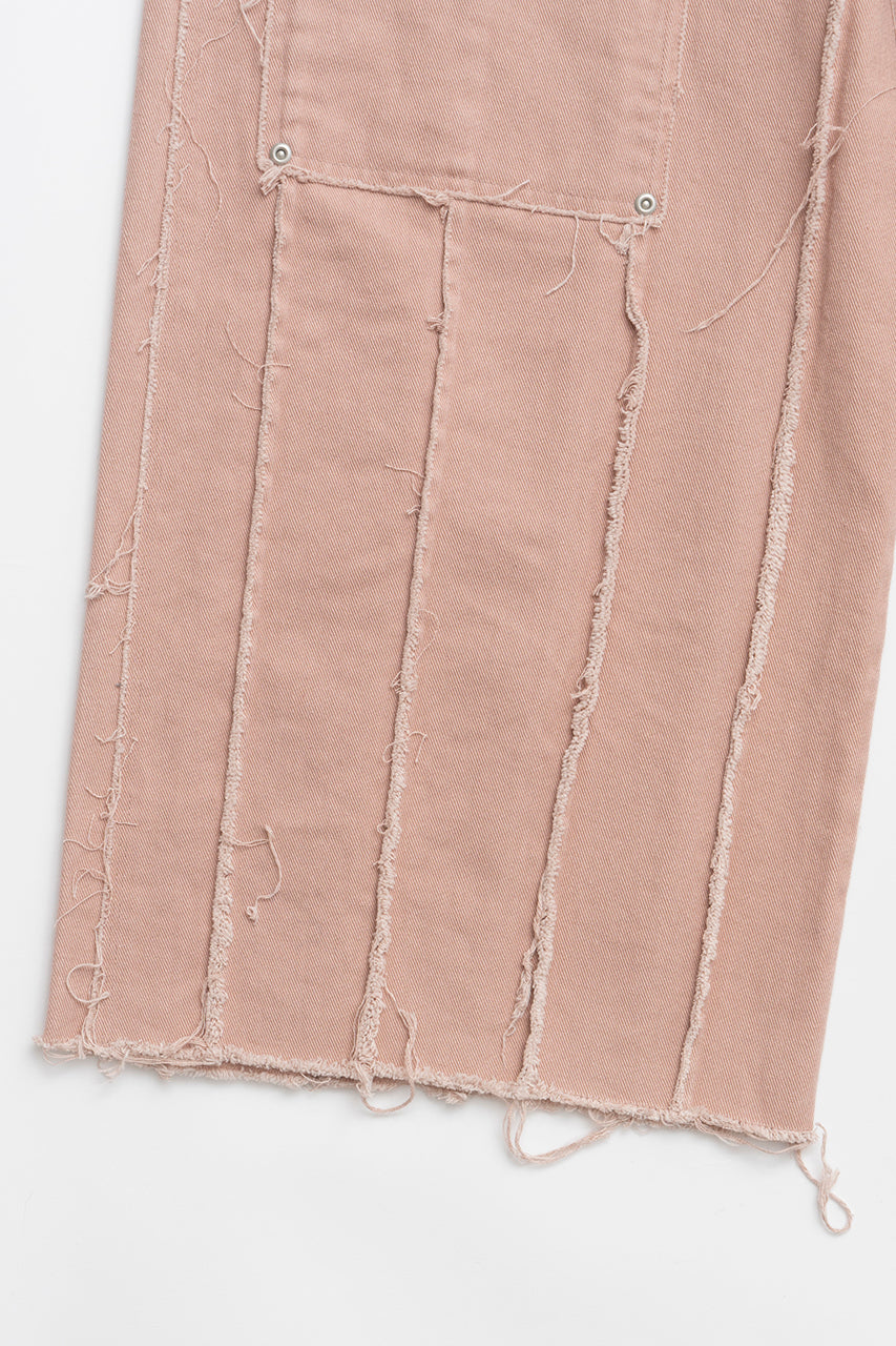 Raw Edge Panel Pants