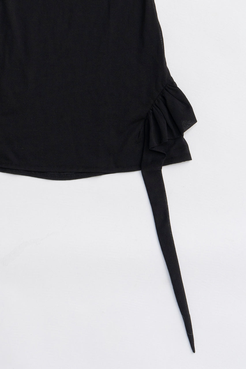 Aphora Sheer Black Top