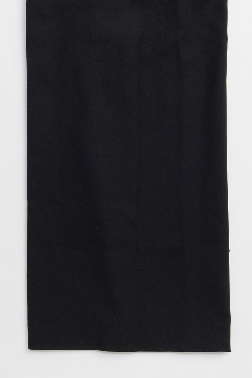 Wrap Skirt Black Wool - SALE