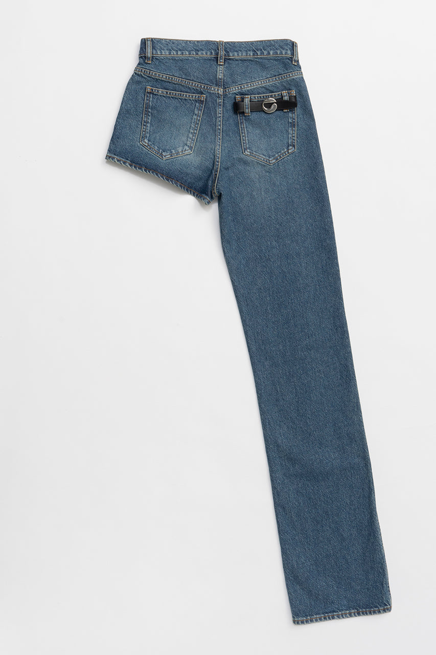 One-Leg Denim Trouser - SALE