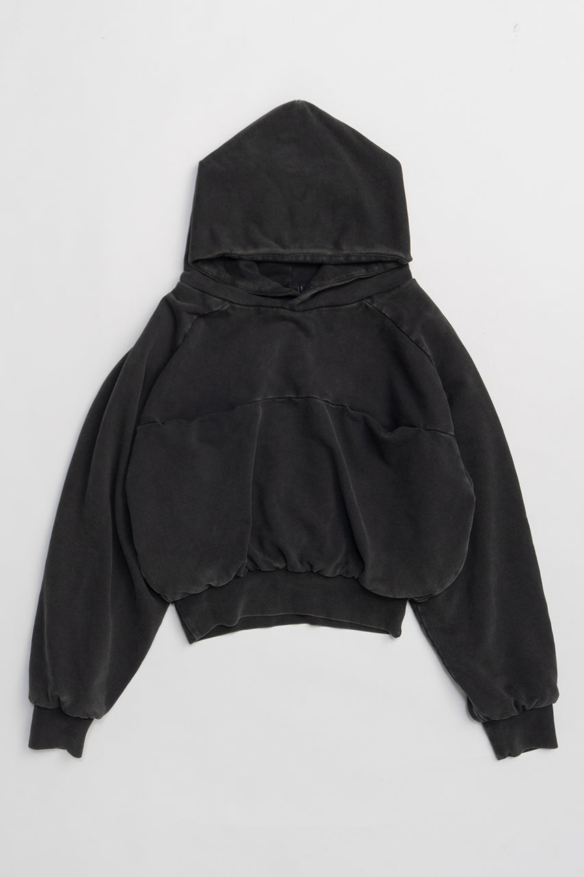 Double Double Hood Washed Black