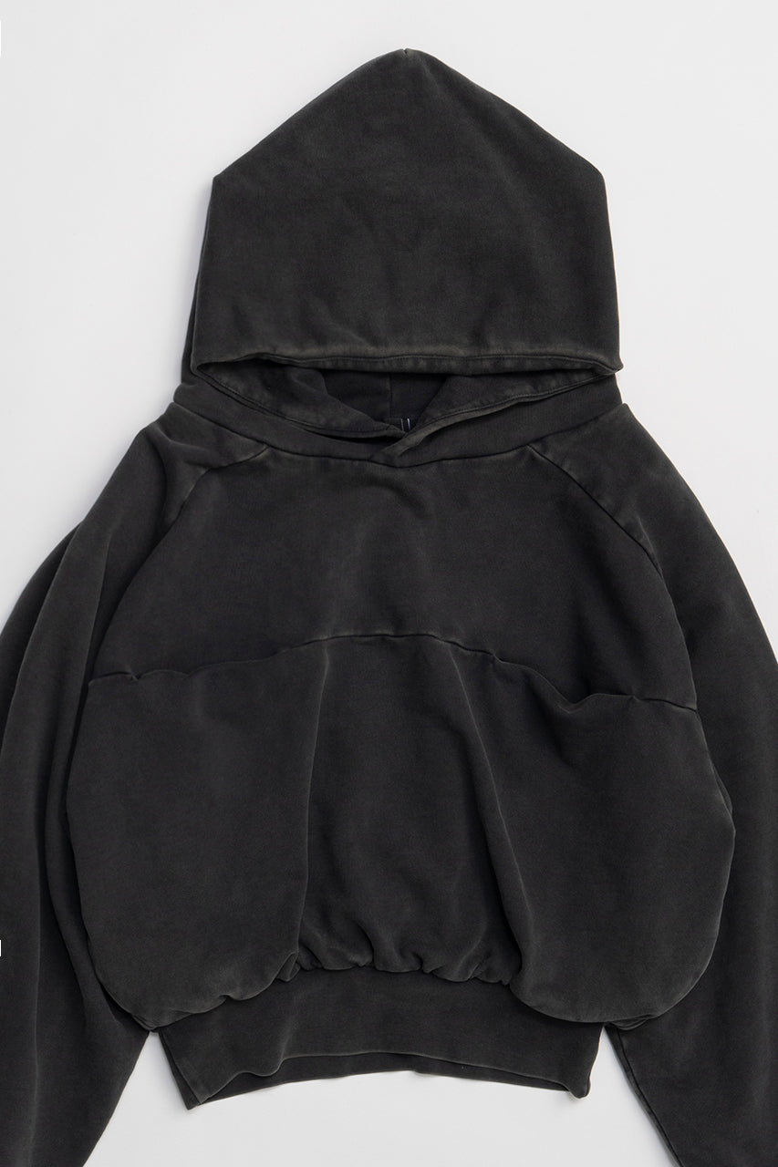 Double Double Hood Washed Black