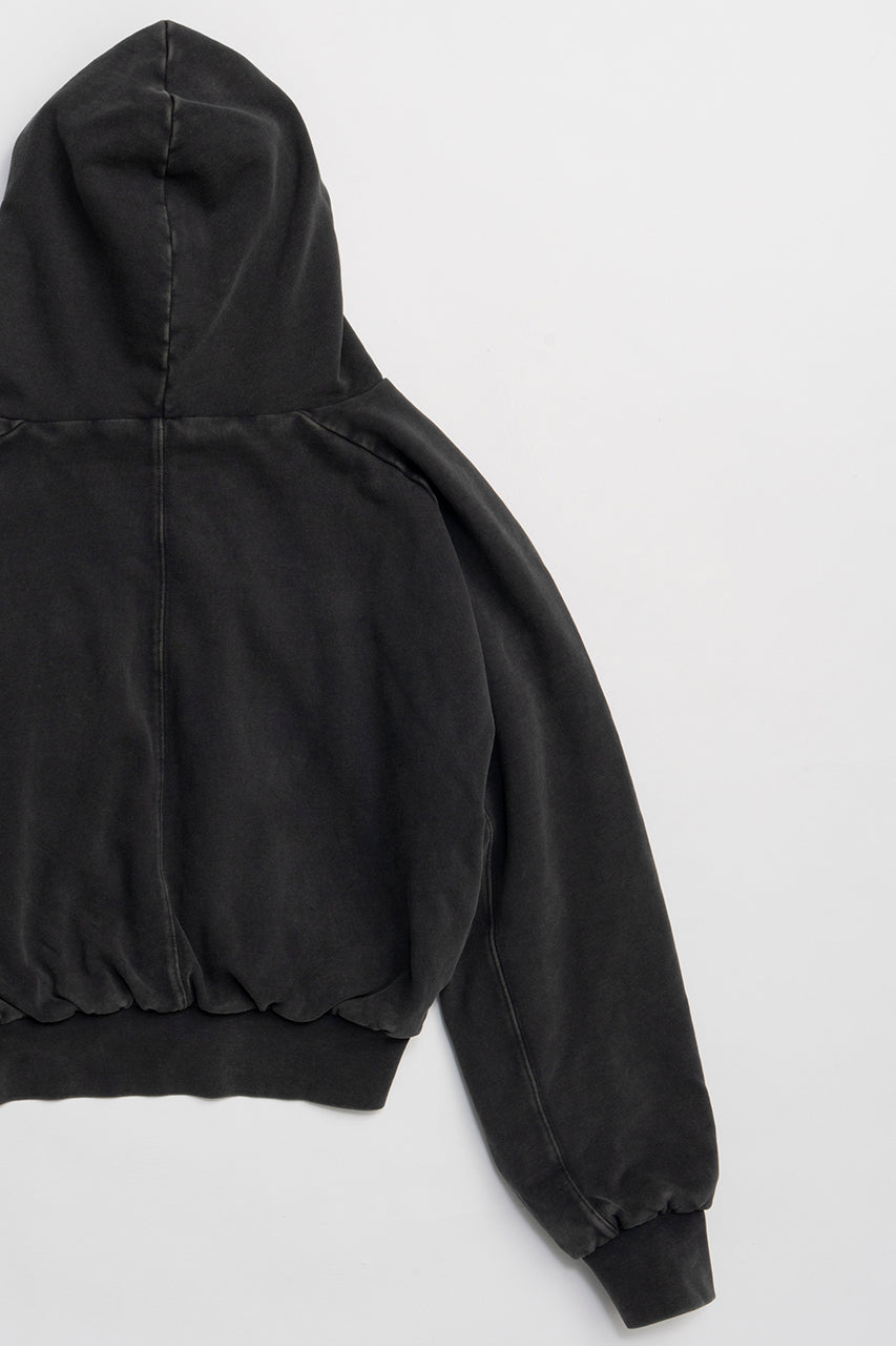Double Double Hood Washed Black