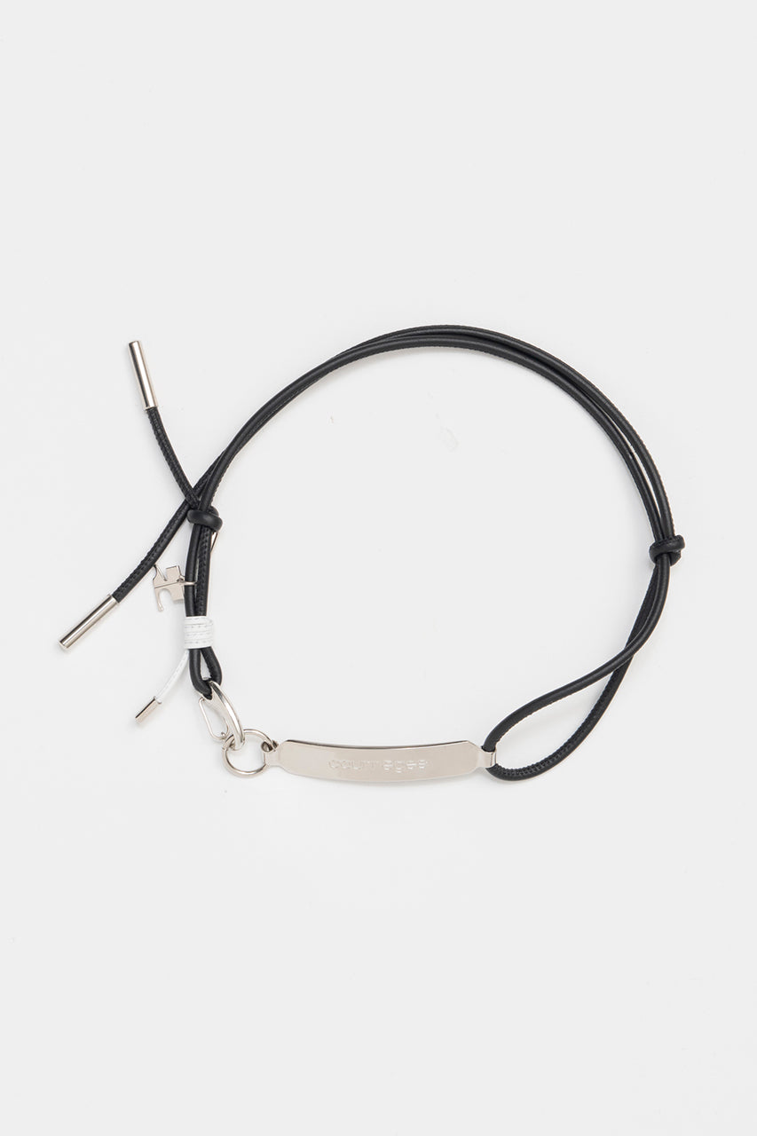 Hook Rope & Metal Necklace