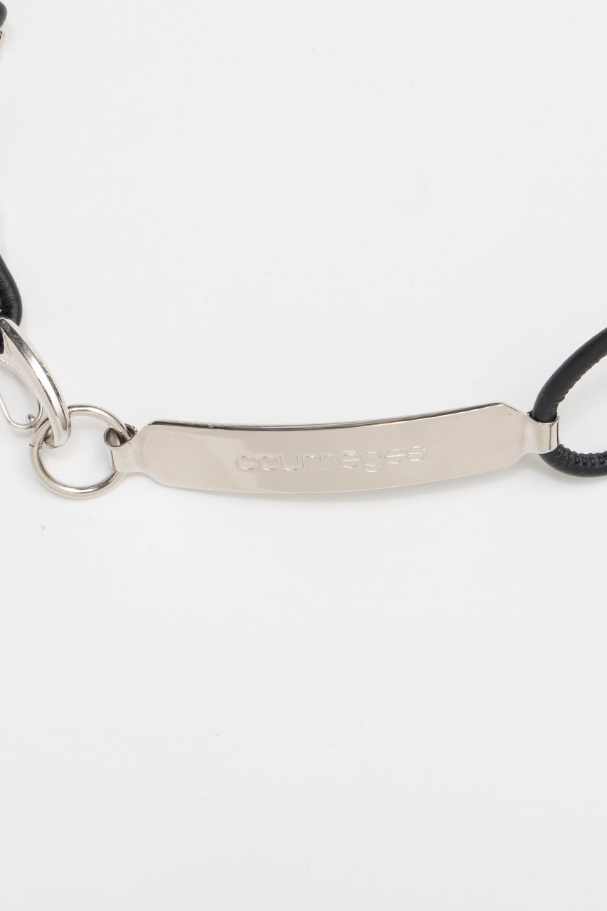 Hook Rope & Metal Necklace