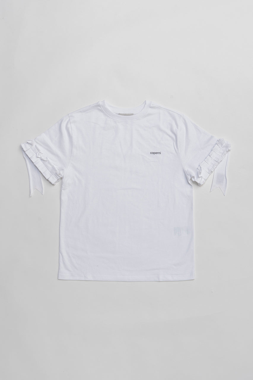 Ruffle Logo Boxy T-Shirt - PRE ORDER