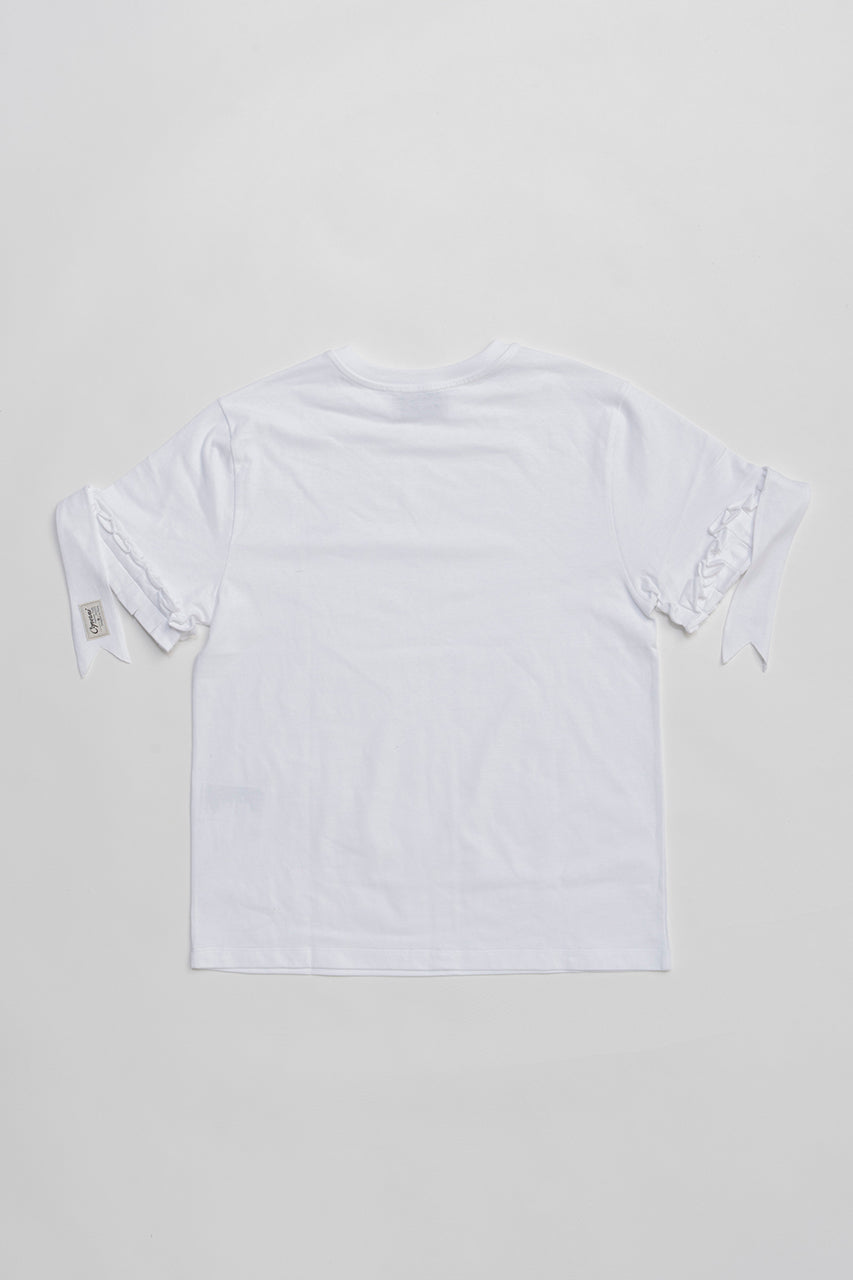 Ruffle Logo Boxy T-Shirt - PRE ORDER
