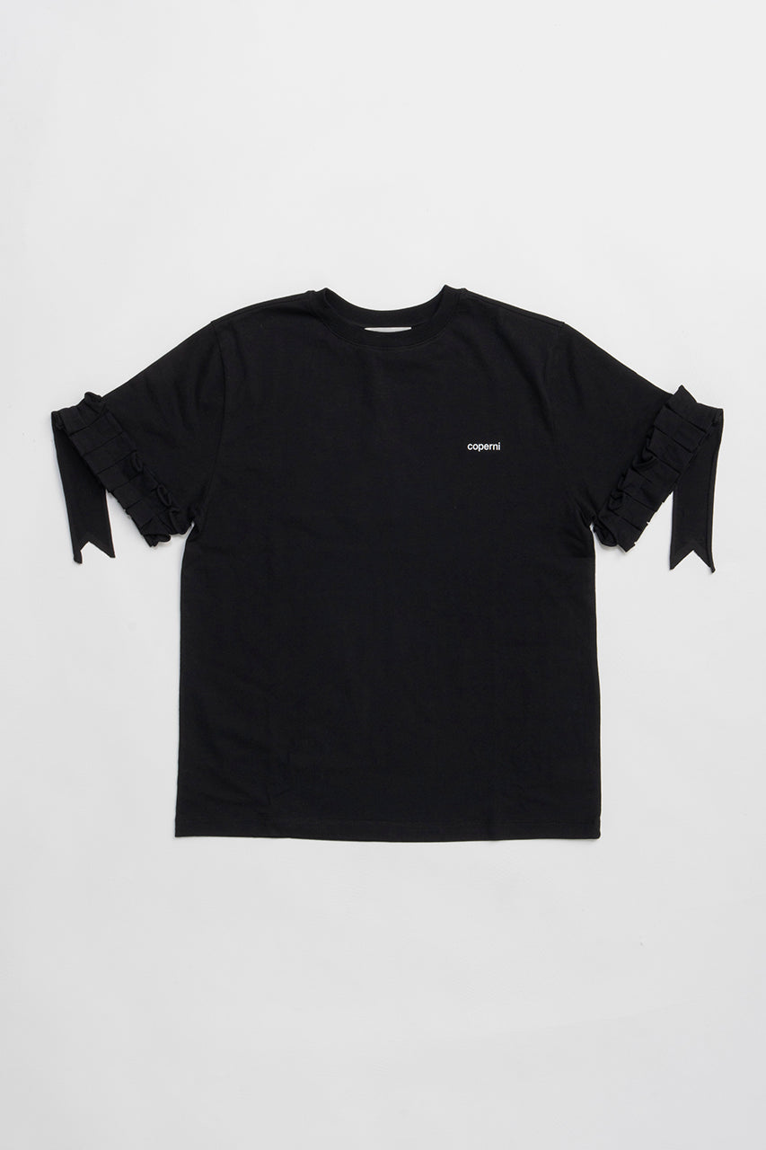 Ruffle Logo Boxy T-Shirt - PRE ORDER