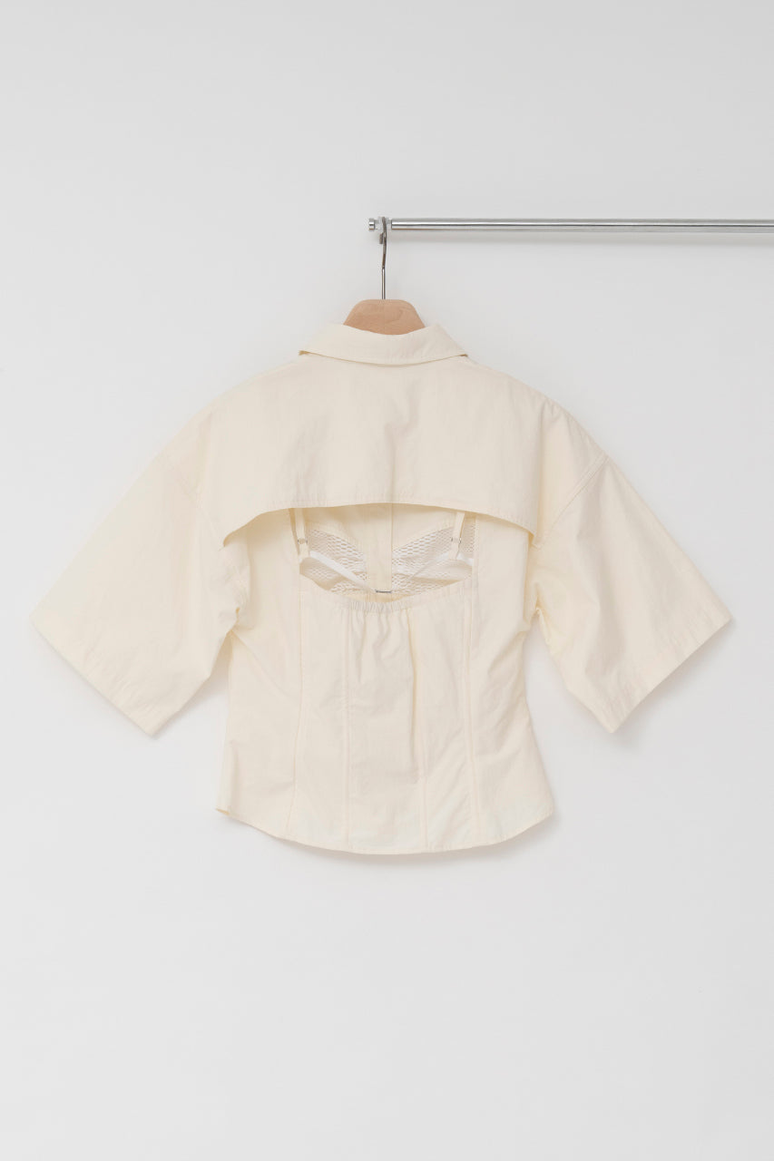 Lace Bustier Shirt - SALE