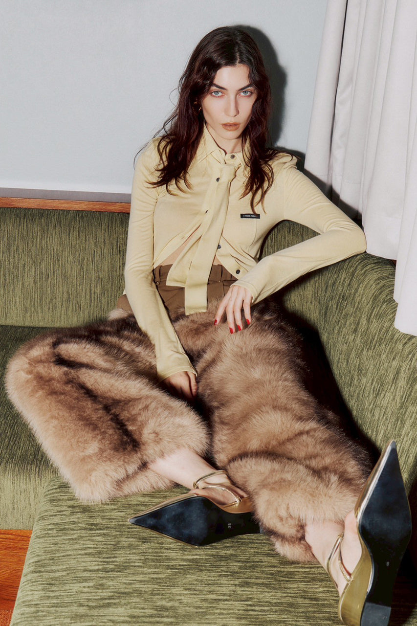 Fur Trim Pants - PRE ORDER