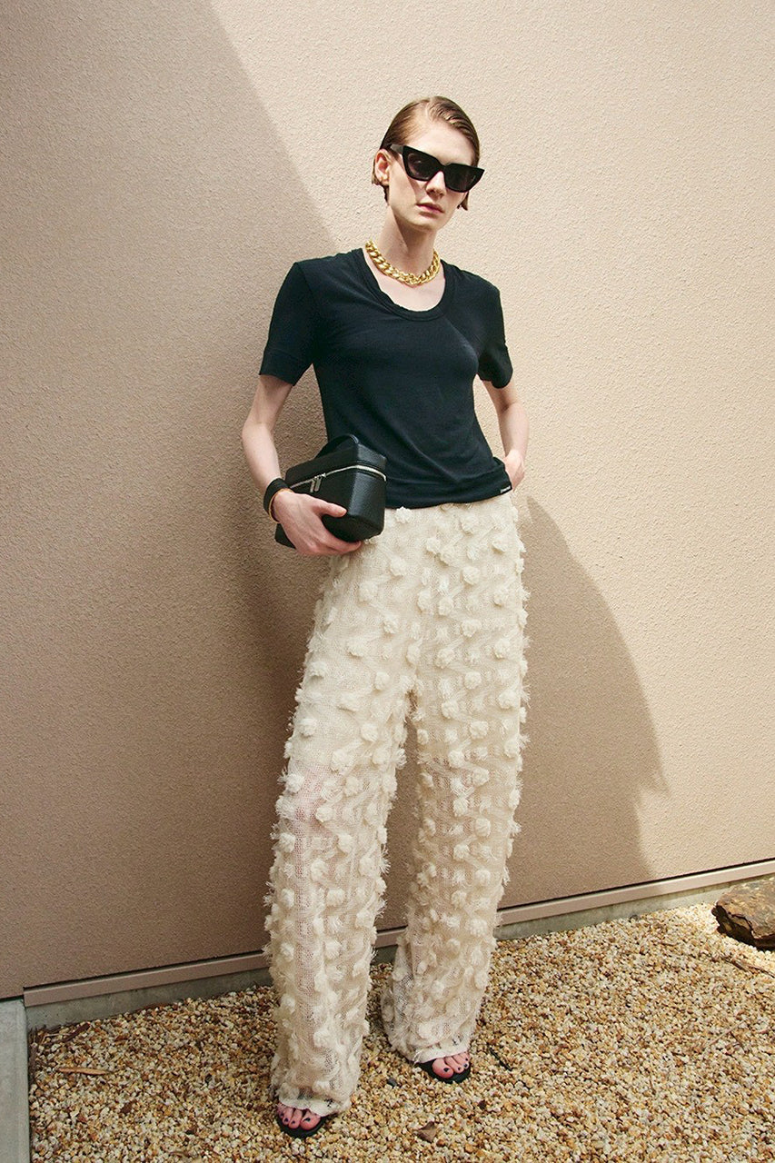 Flower Mesh Pants