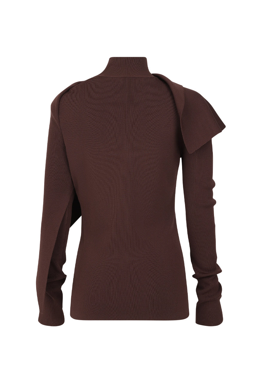 Wrap Sweater Burgendy