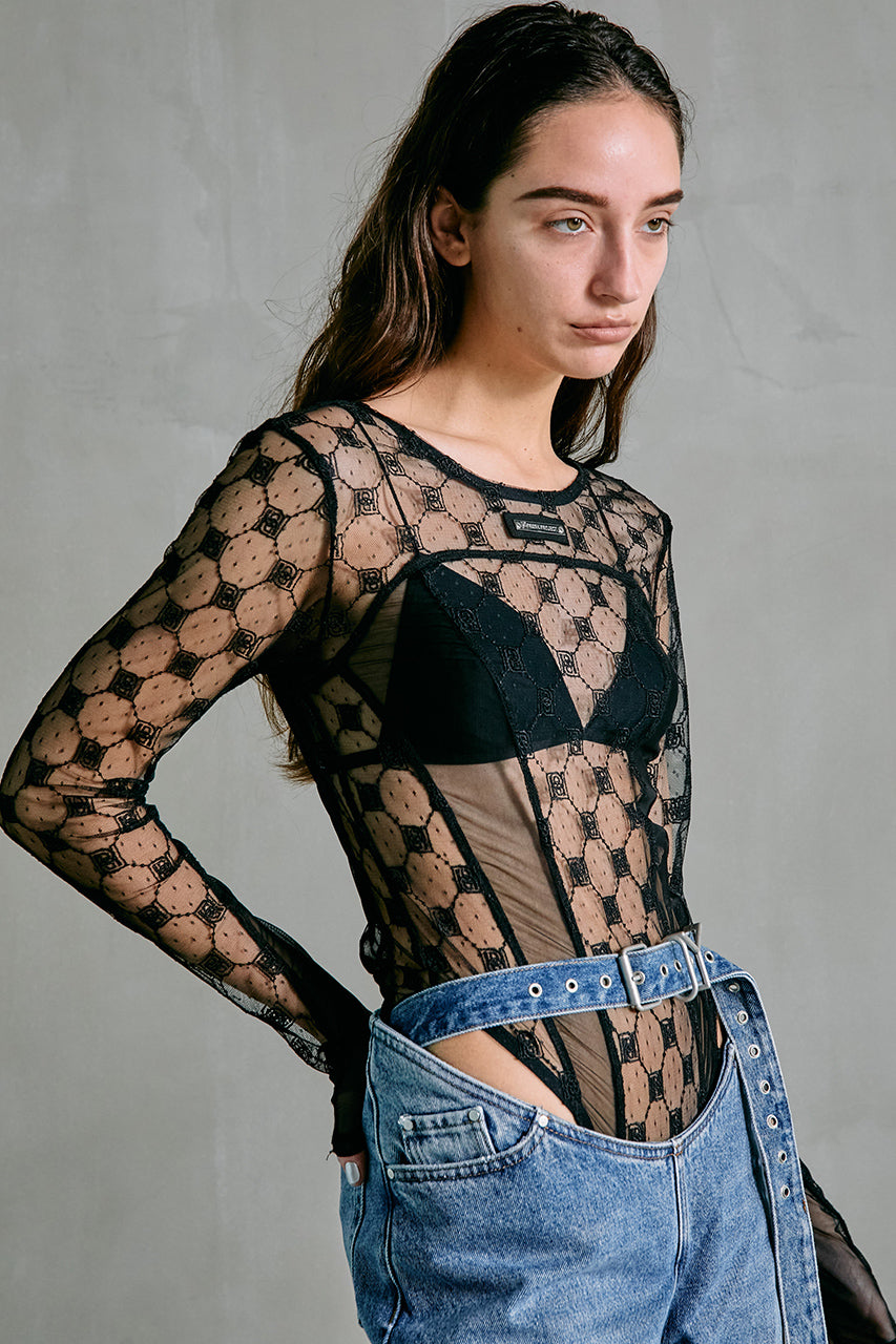 【予約商品】Monogram Lace Bodysuit