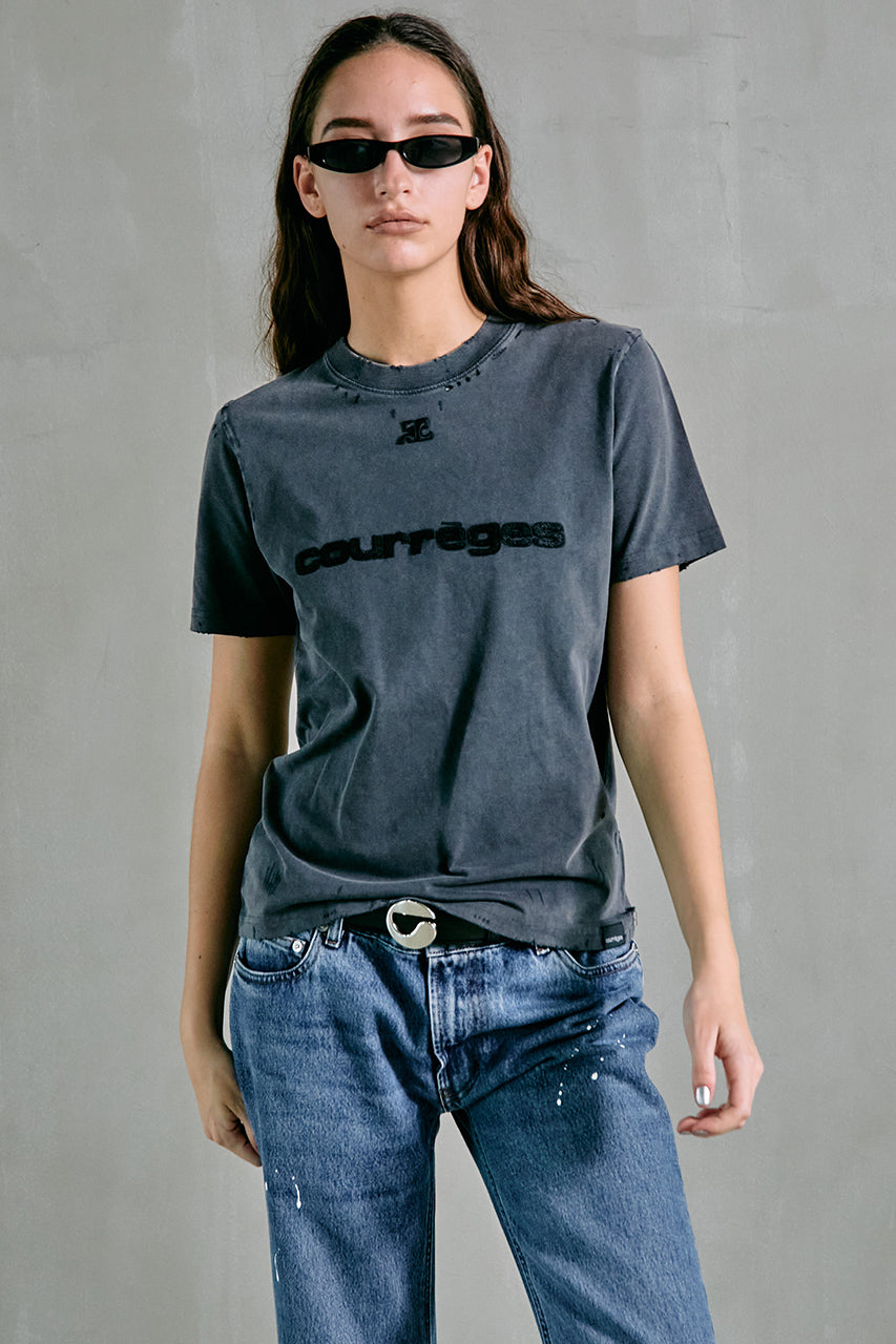 Distressed Dry Jersey T-Shirt