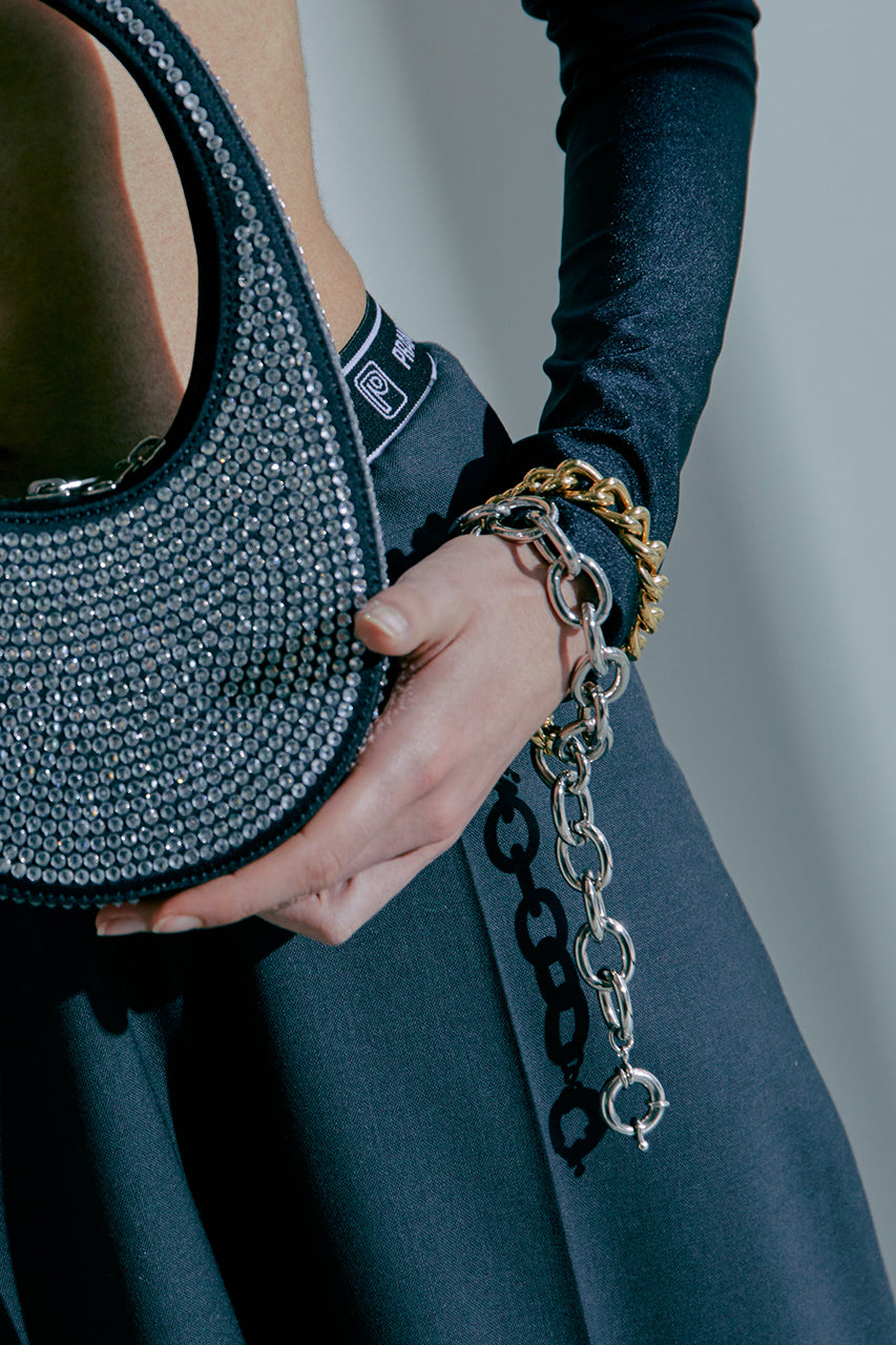 Bicolor Big Chain Choker - SALE