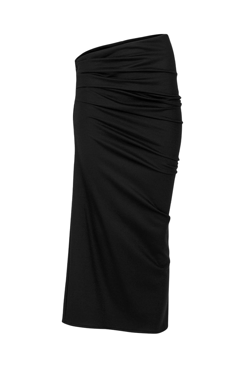 Wool Skirt Black