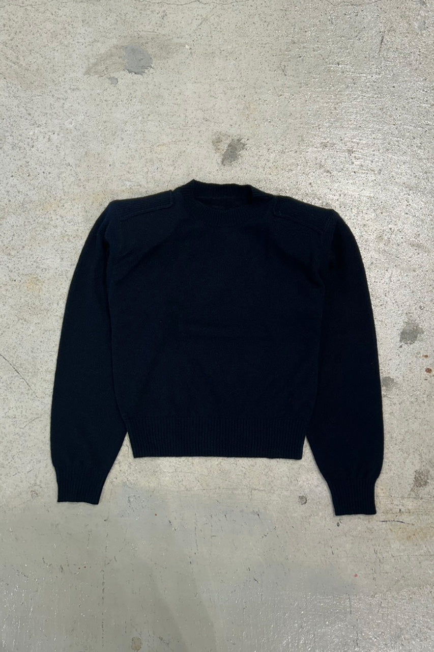 Asymmetrical Tuck Yak Blend Knit Pullover - 2026WINTER