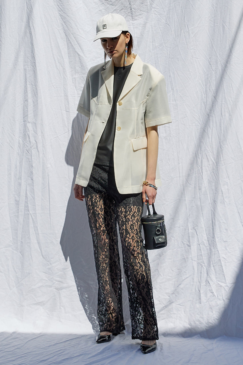 【SALE】Half Sleeve Sheer Jacket