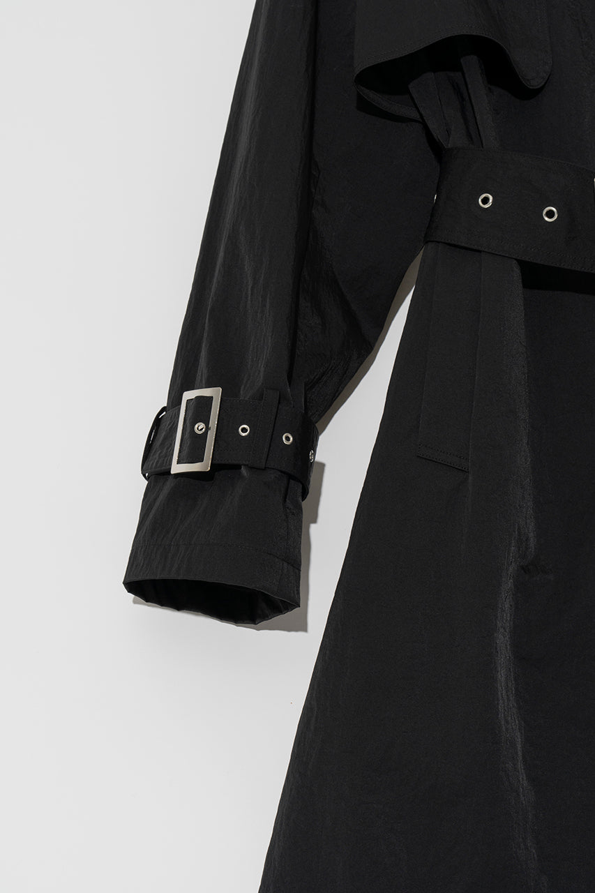 Washer Taffeta Trench Coat