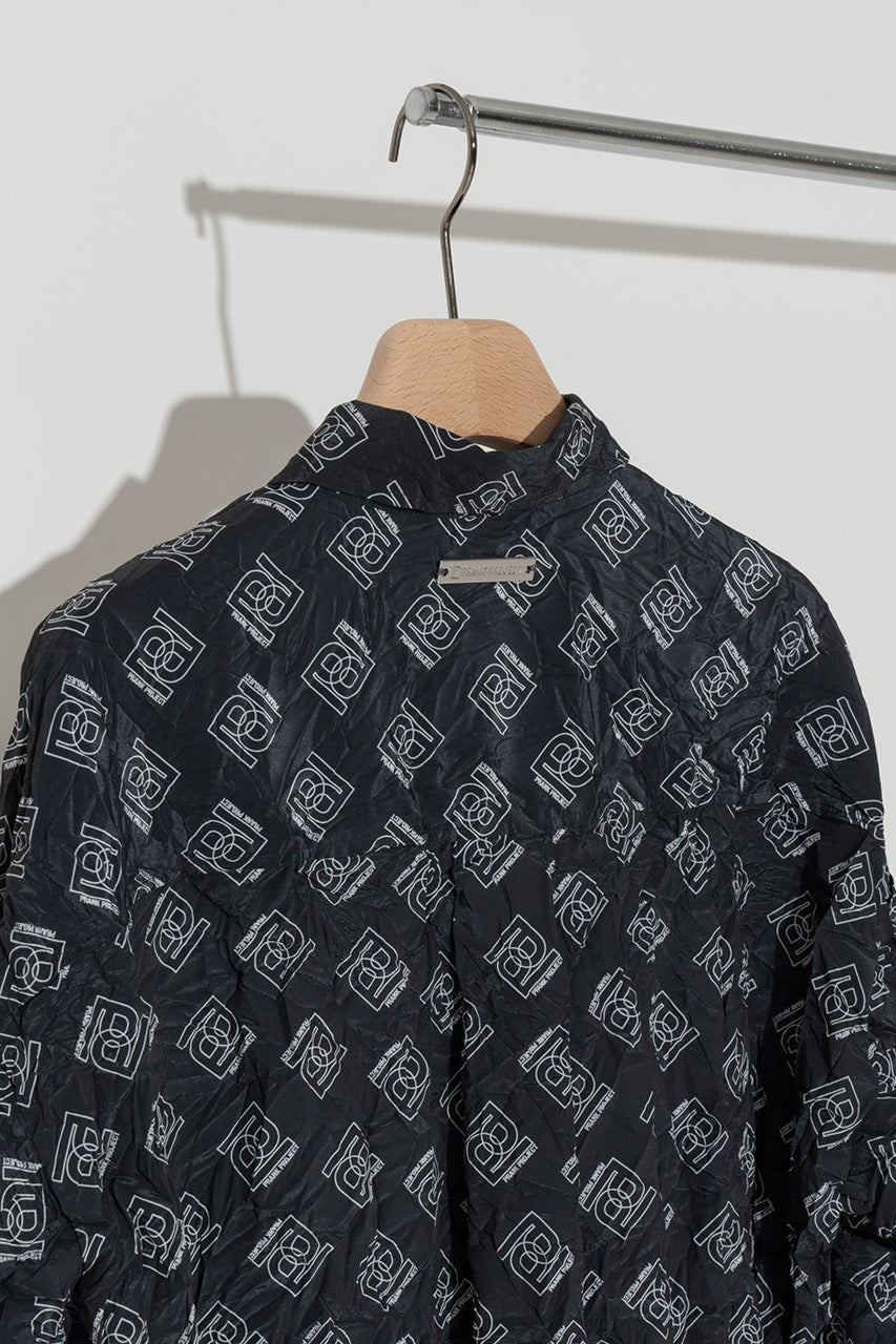 Monogram Printed Washed Shirt