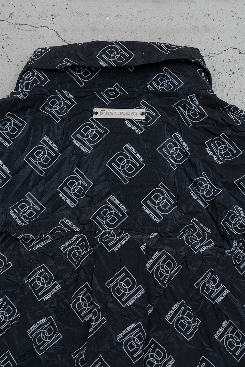 Monogram Printed Washed Shirt