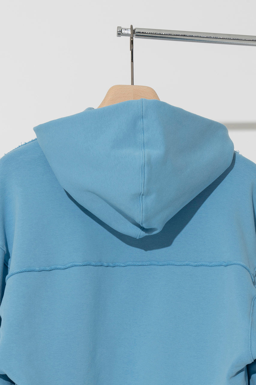Metal Detail Short Hoodie