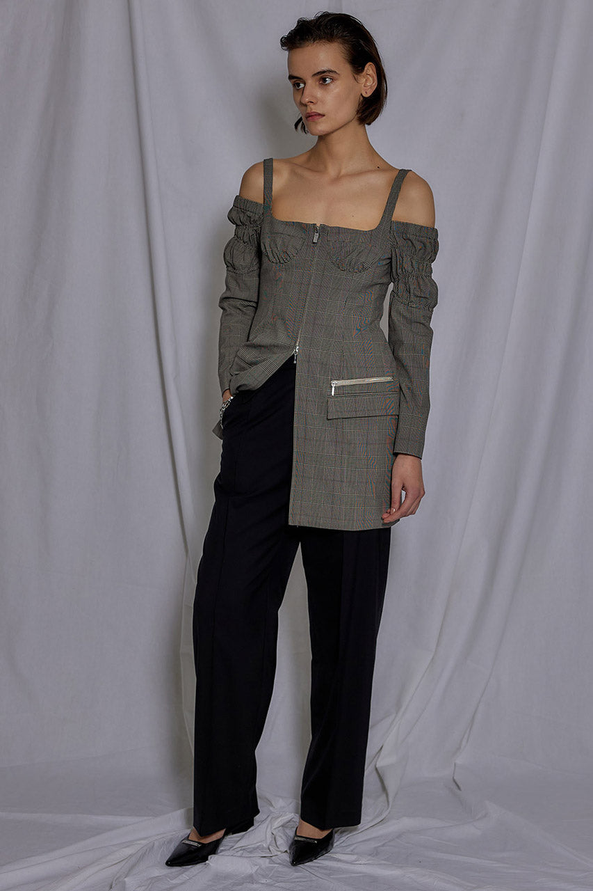Combat Wool Plain Front Pants
