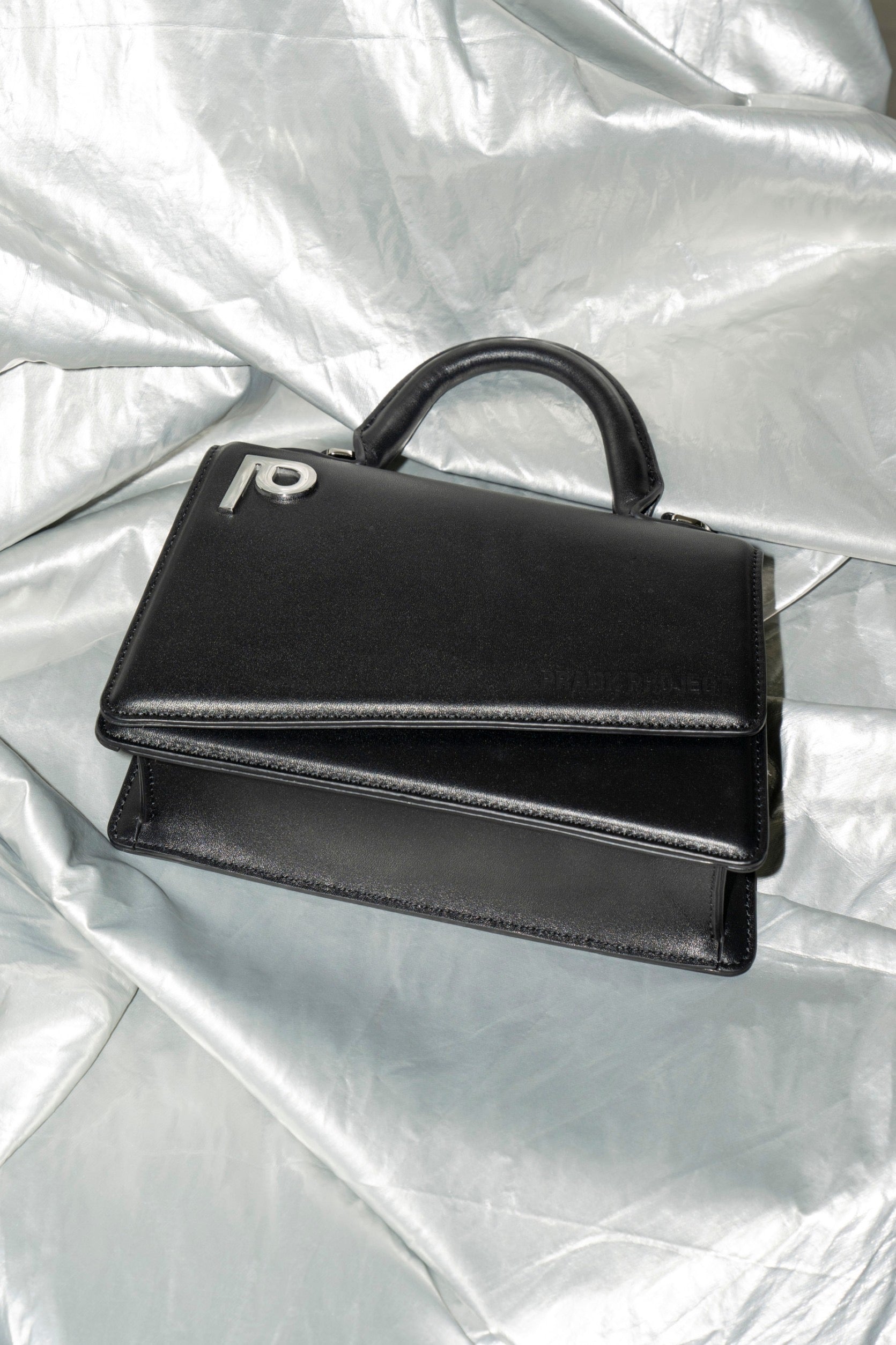 Logo Plate Mini Satchel Bag