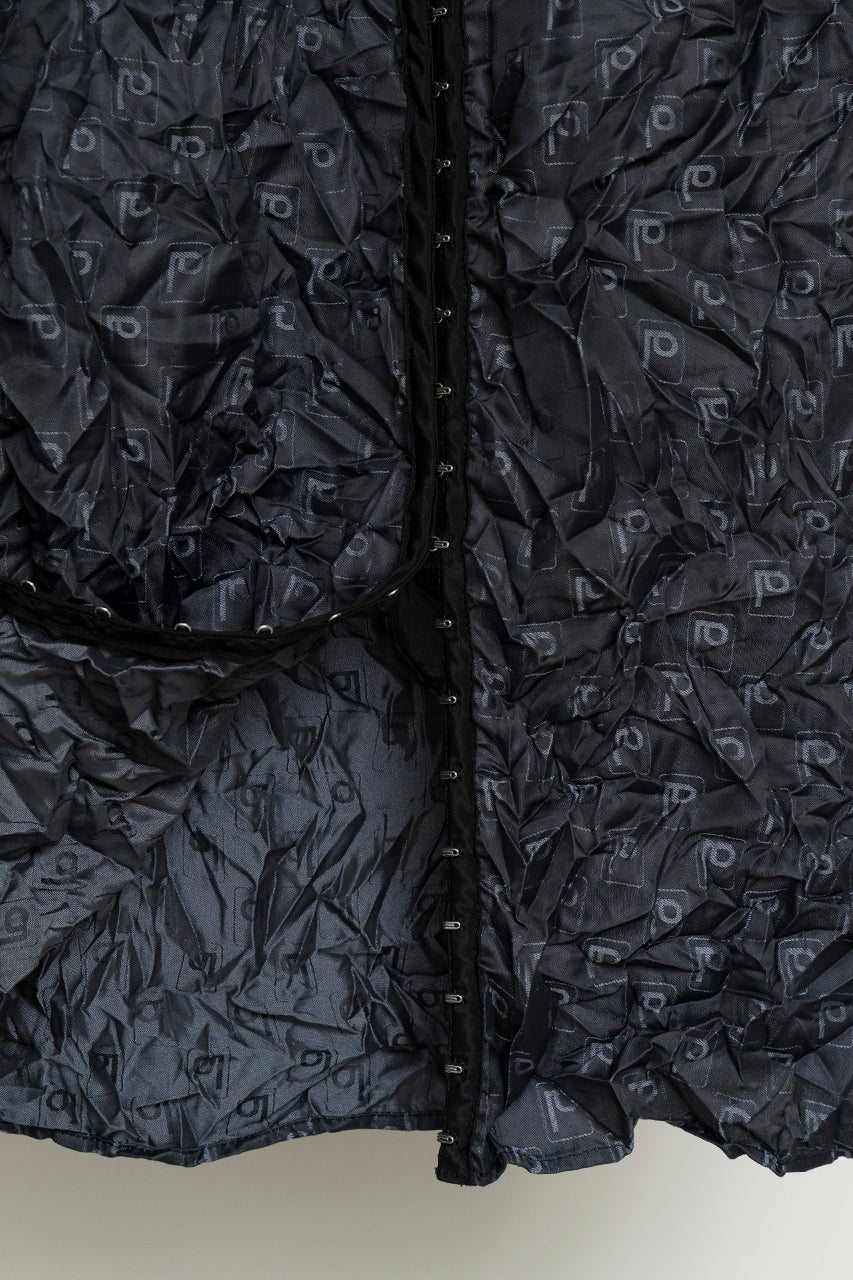 P Jacquard Washed Pleats Skirt - SALE