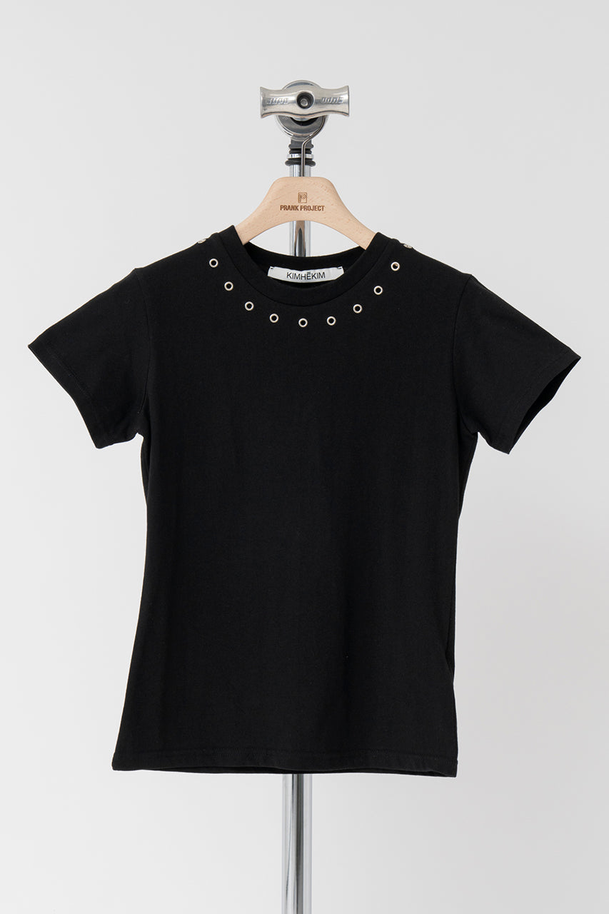 Eyelet Slim Fit T-Shirt