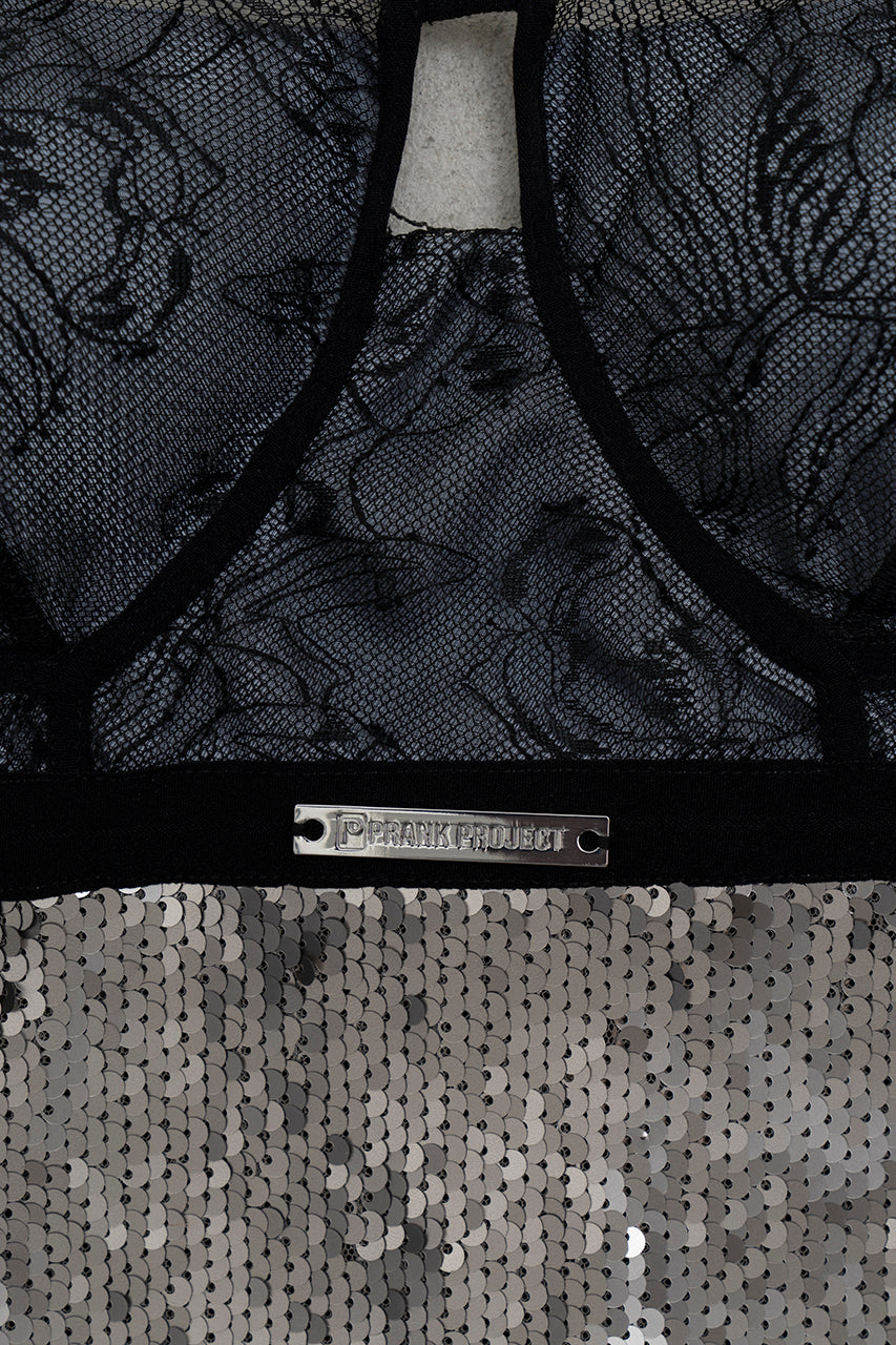 Lace Sequin Camisole
