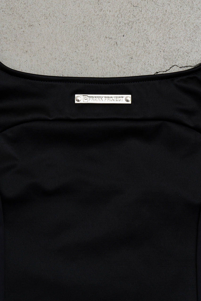 Satin Combi Cropped Top