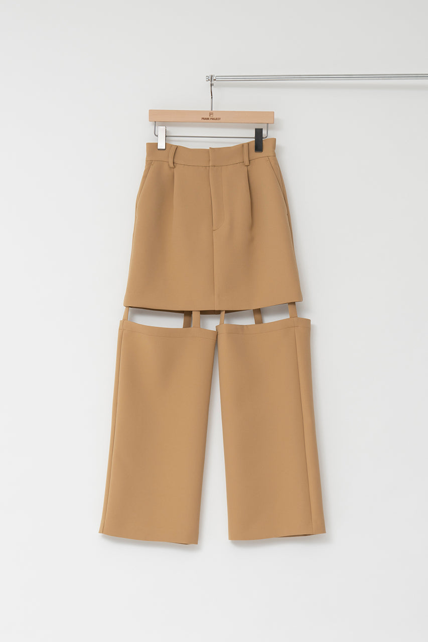 Triple Cloths Skirt Pants - SALE
