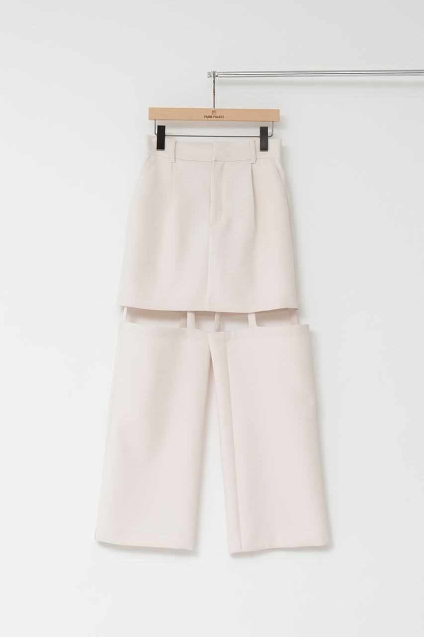 Triple Cloths Skirt Pants - SALE
