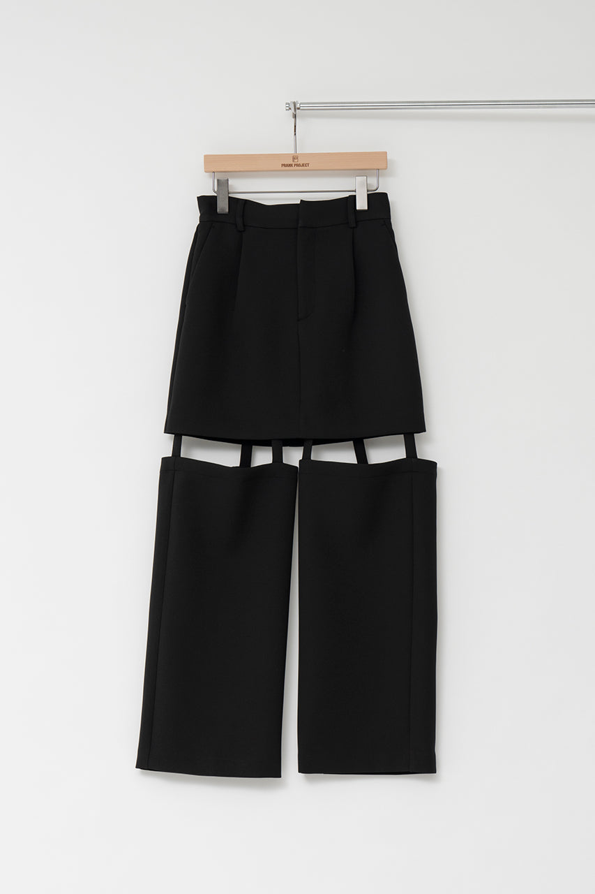 Triple Cloths Skirt Pants - SALE