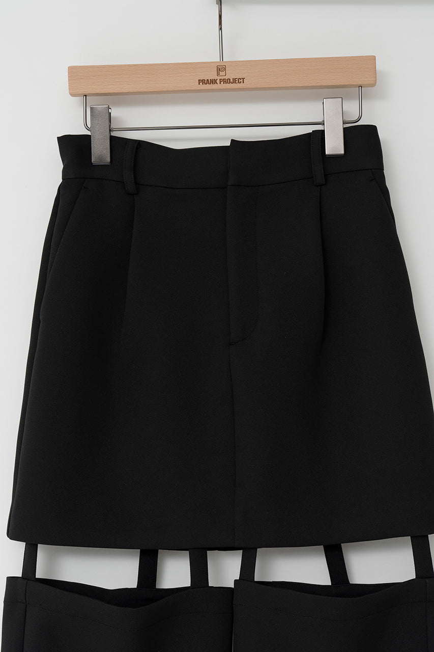 Triple Cloths Skirt Pants - SALE