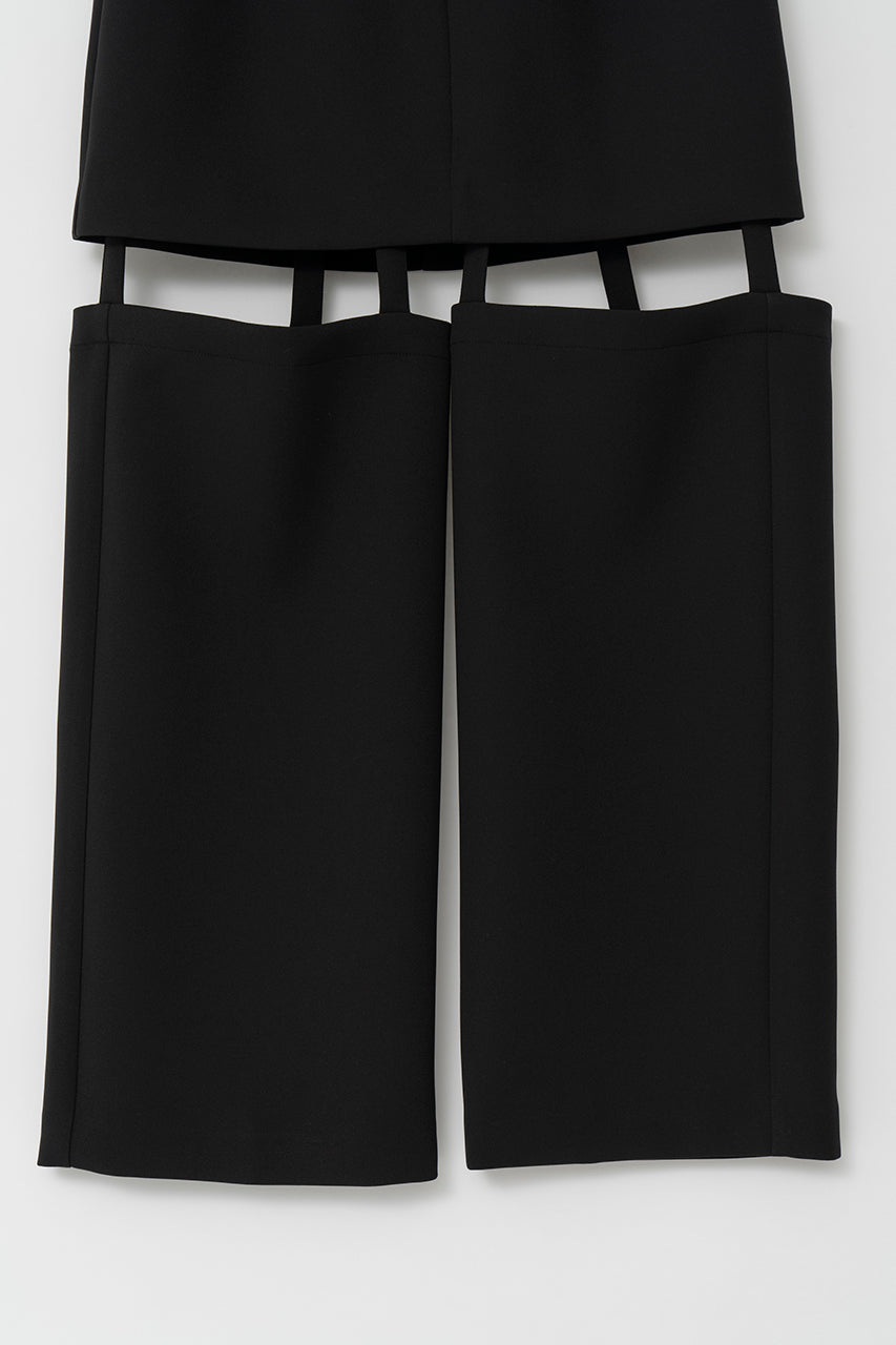 Triple Cloths Skirt Pants
