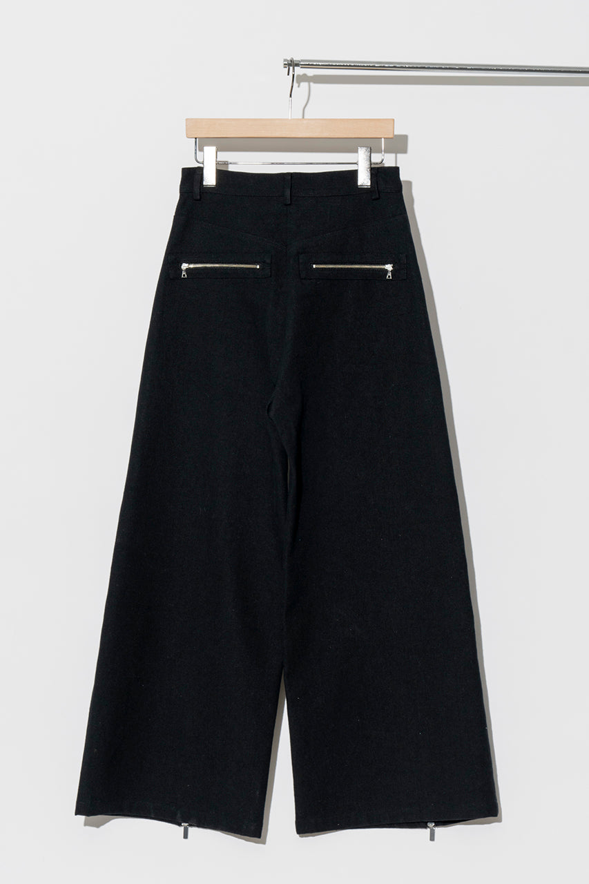 【SALE】Zip Panel Wide Pants