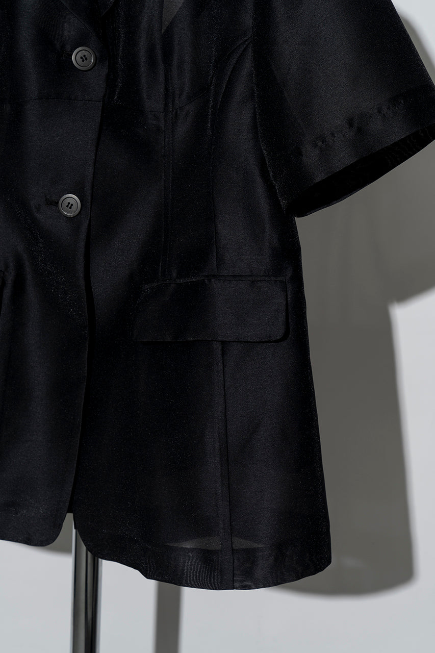 【SALE】Half Sleeve Sheer Jacket