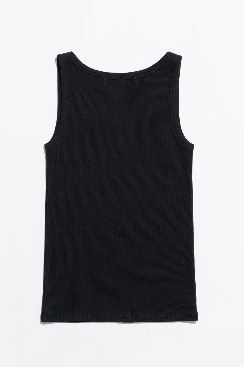 Metal Plate Rib Tank Top