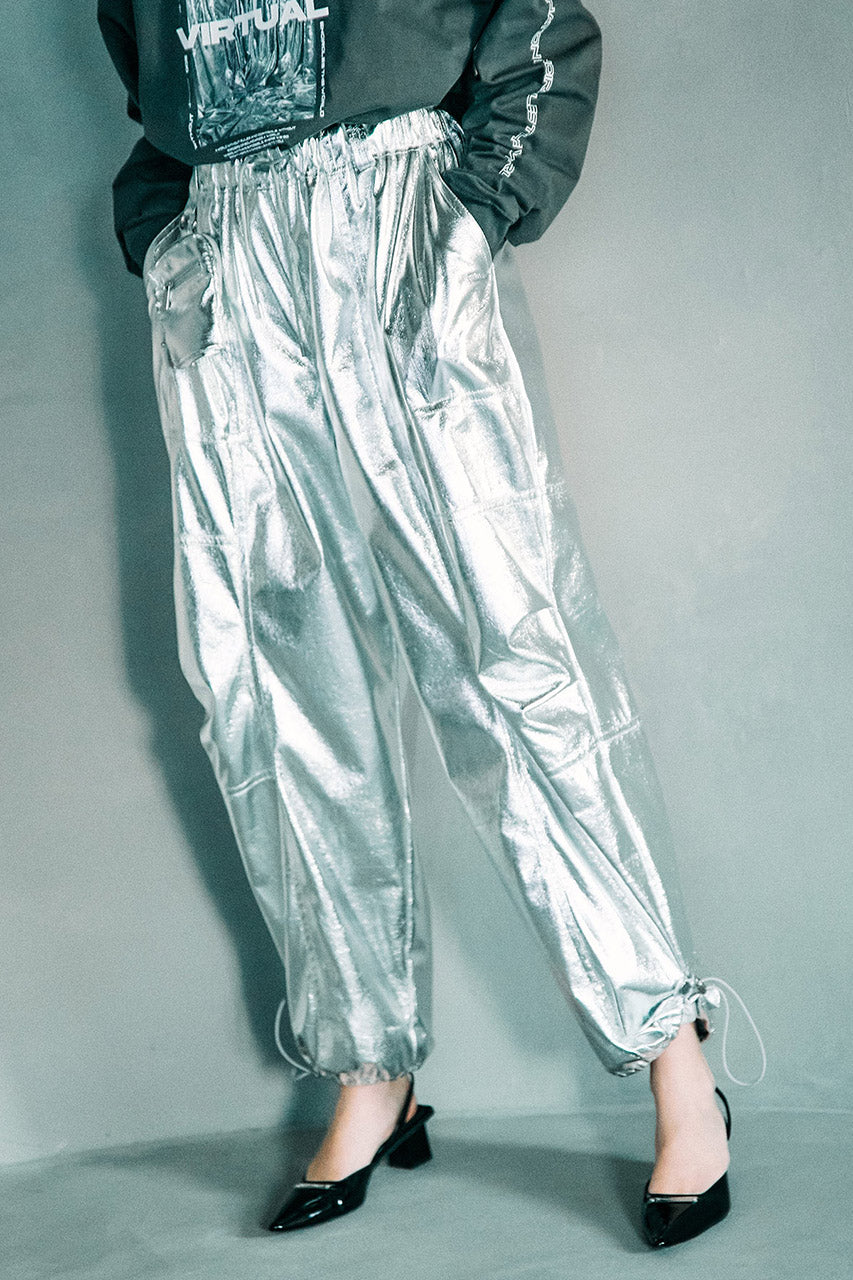 Glossy Parachute Pants