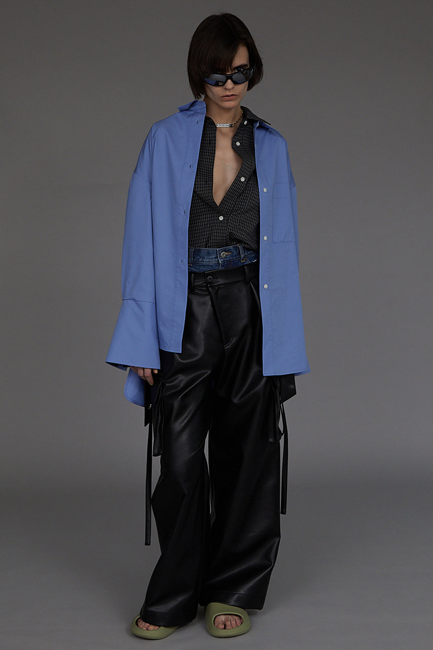 Double West Layered Denim Pants