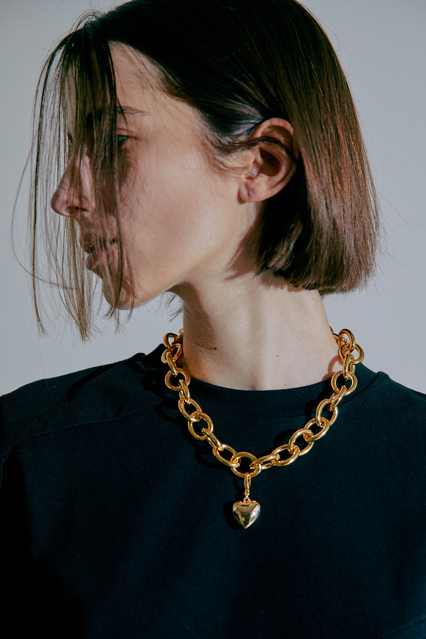 BIG HEART CHAIN CHOKER